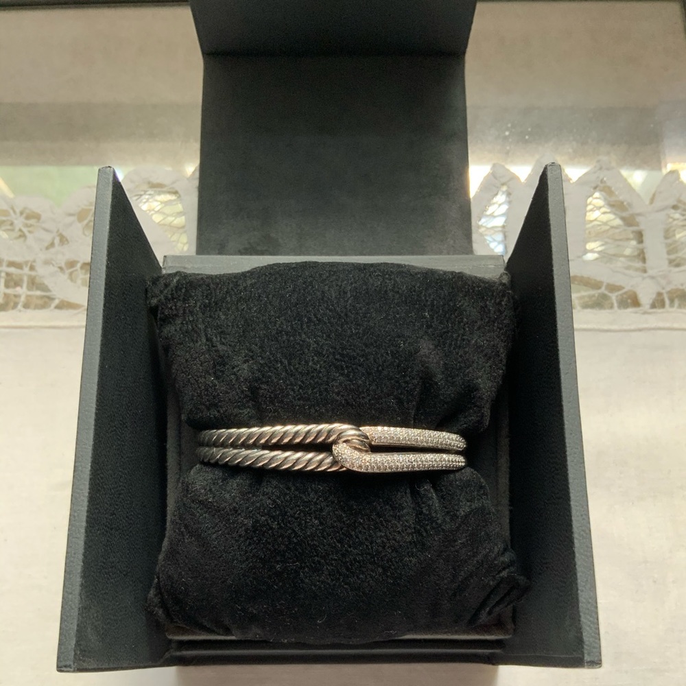 David Yurman Labyrinth Dia Single Loop Bracelet - image 2